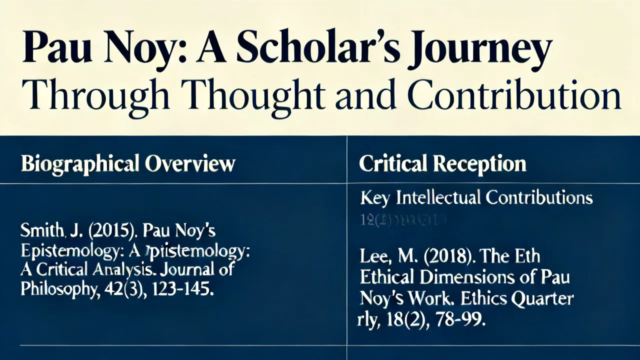 Unveiling the Journey of Pau Noy