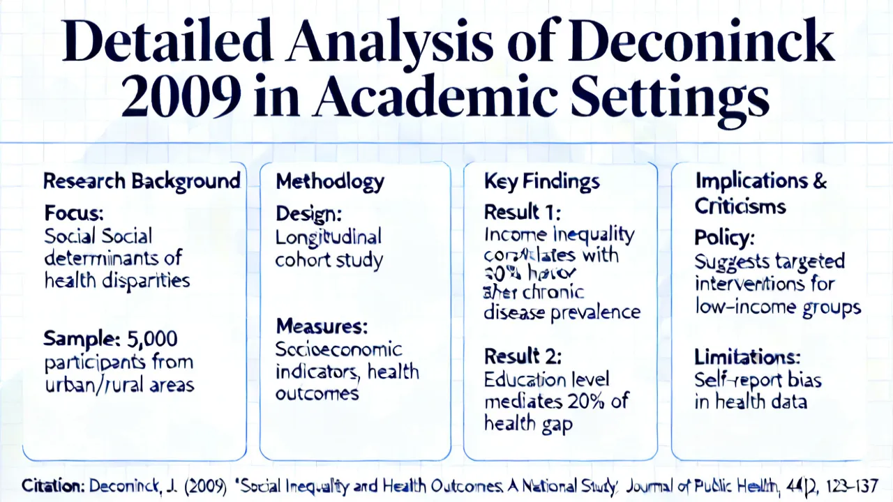 Deconinck 2009: A Comprehensive Analysis