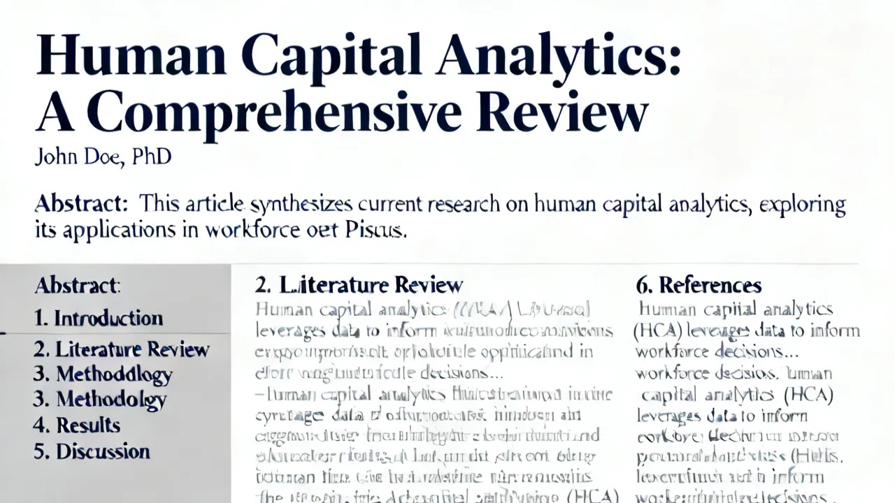 The Evolution of Human Capital Analytics