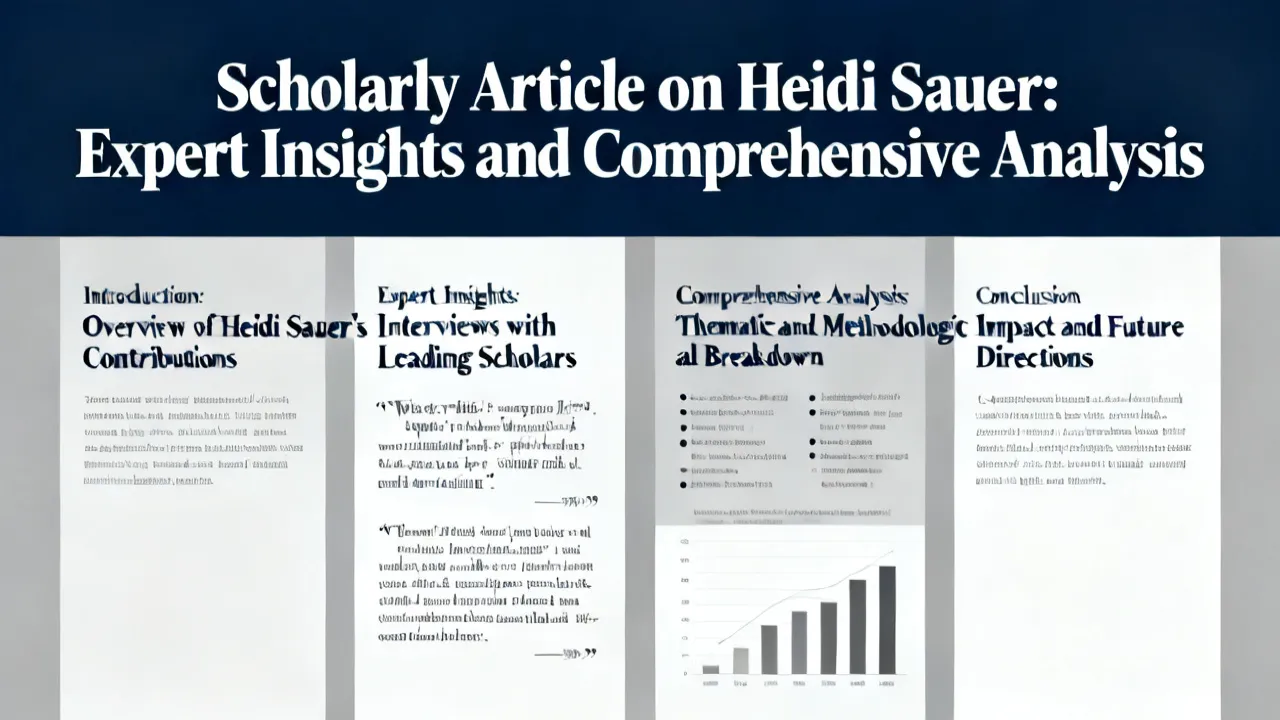 Unveiling the Legacy of Heidi Sauer